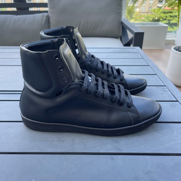 Black Saint Laurent High Tops Size 11 US / 45 EUR - Picture 7 of 12